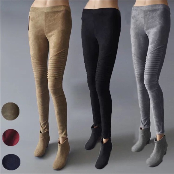 ❤️❤️Heather Grey Moto trousers - Picture 2 of 4